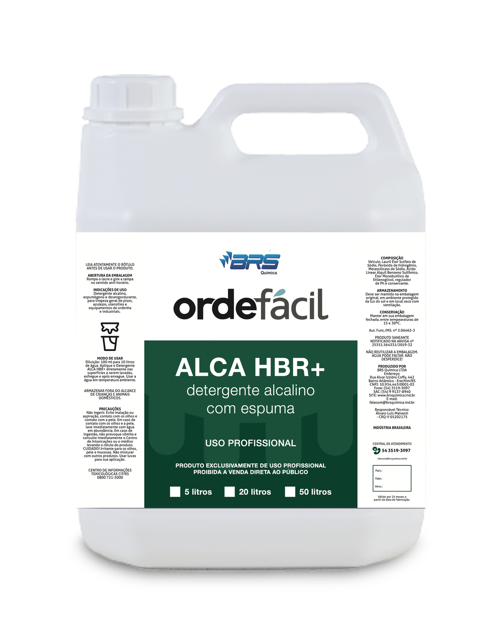 Alca Hbr + Detergente Alcalino Espumógeno